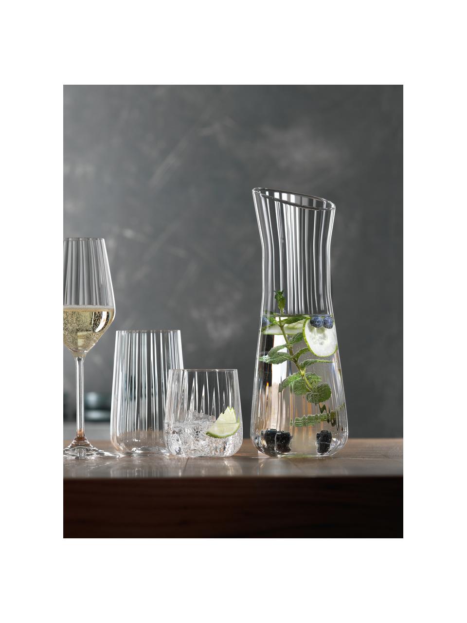 Kristall-Karaffe Lifestyle, 1.1 L, Kristallglas, Transparent, 1.1 L