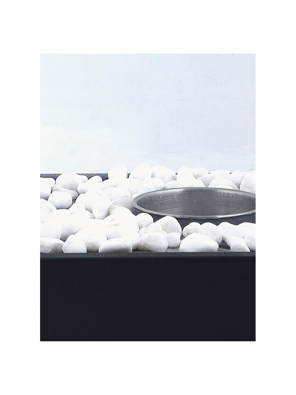 Stolový krb na bioetanol Damin, Čierna, priehľadná, Š 25 x V 28 cm
