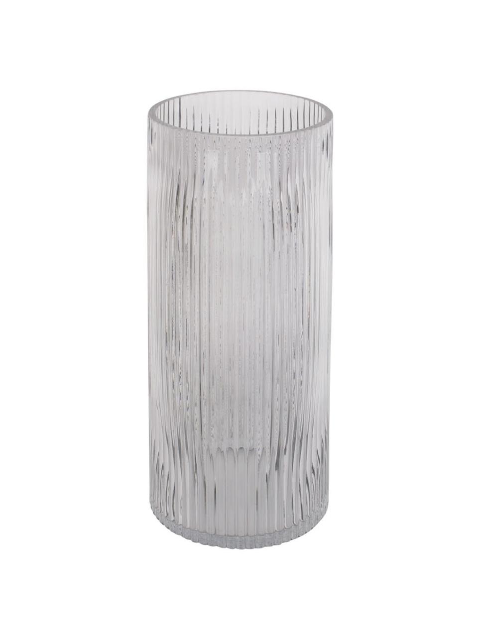 Grand vase en verre Allure Straight, Verre, teinté, Transparent, Ø 12 x haut. 30 cm