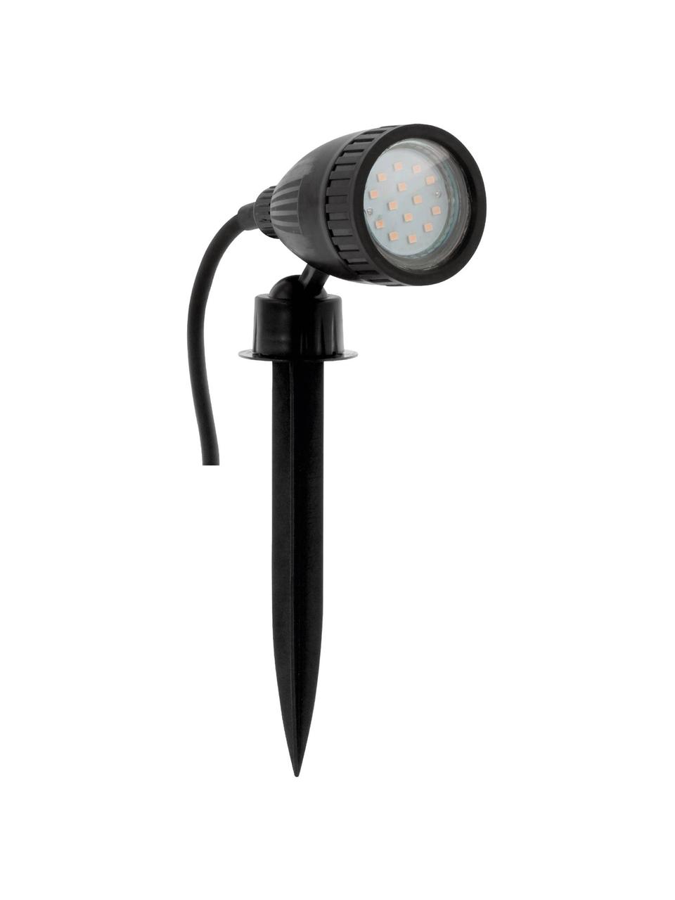 Lampa zewnętrzna LED z wtyczką  Nema, Czarny, S 12 x W 19 cm
