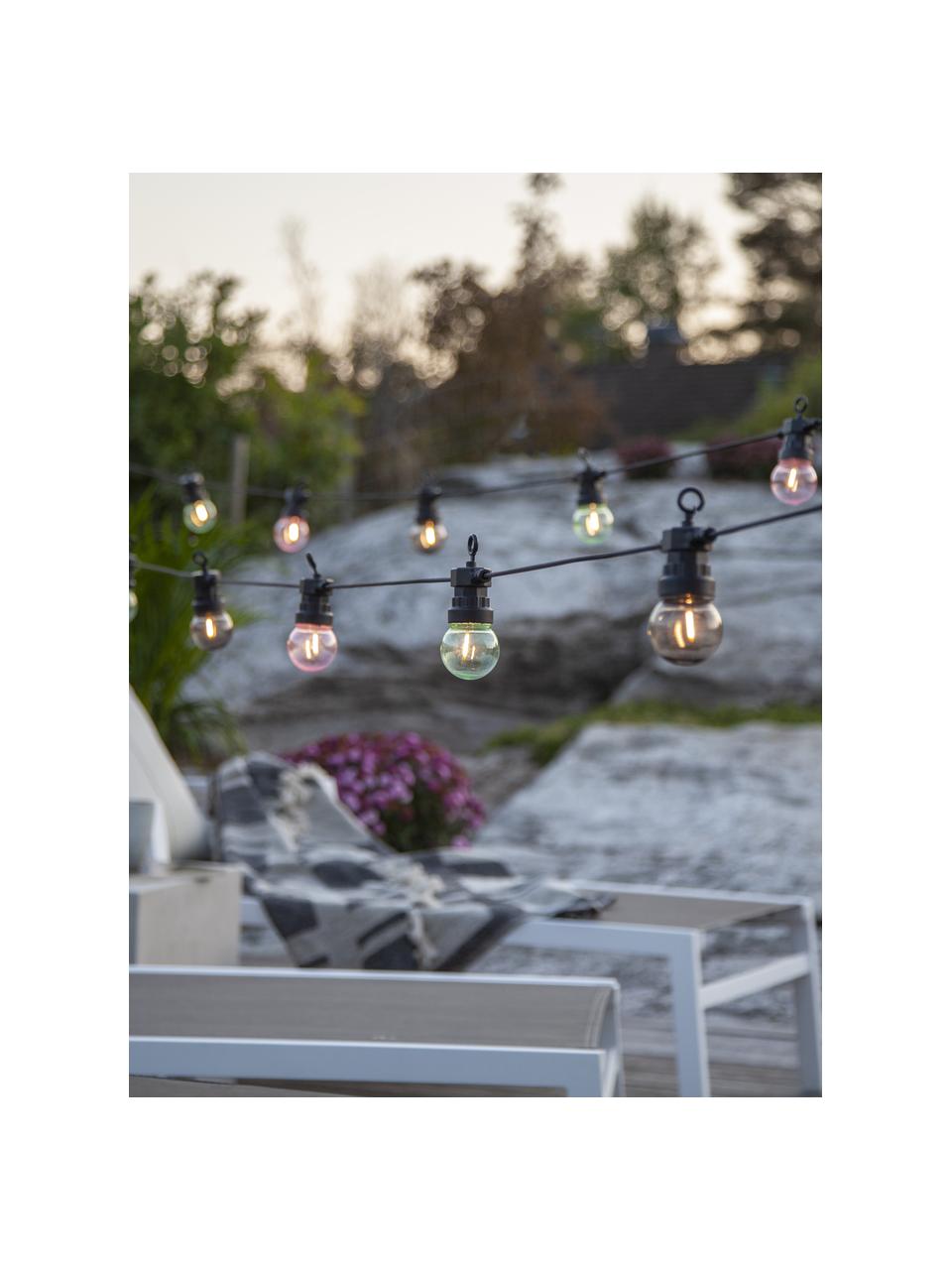Guirnalda de luces LED Circus, 855 cm, 20 luces, Negro, multicolor, L 855 cm