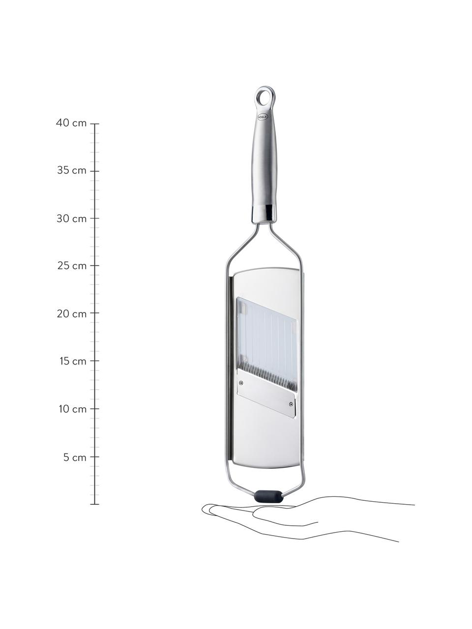 Juliennesnijder Classic van edelstaal, Edelstaal 18/10, silicone, Zilverkleurig, L 44 cm