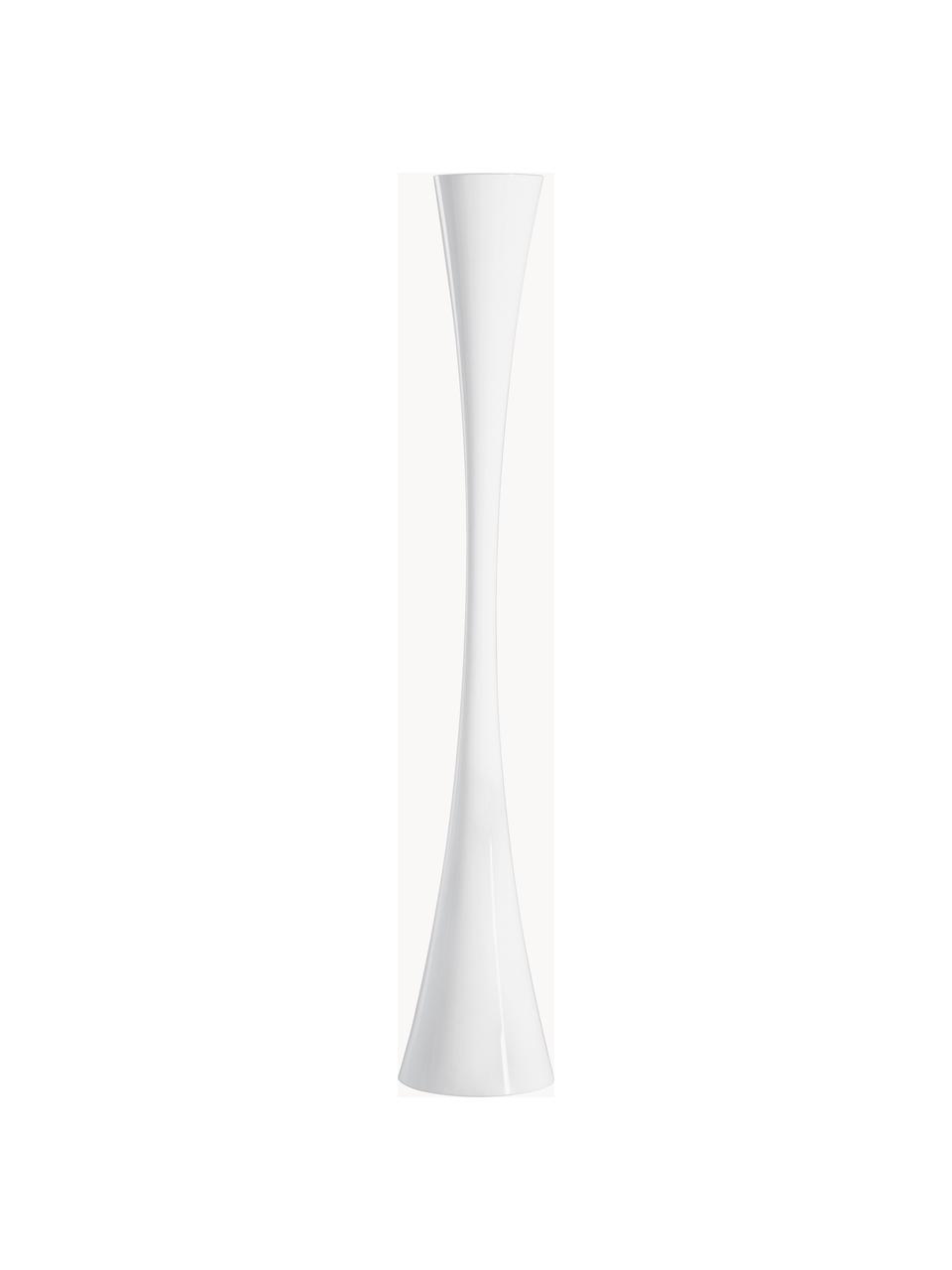 Grand lampadaire LED Biconica, Plastique, Blanc, haut. 173 cm