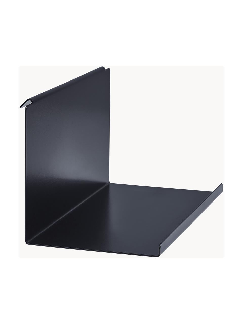 Estante de acero Flex, Acero recubierto, Negro, An 32 x Al 13 cm