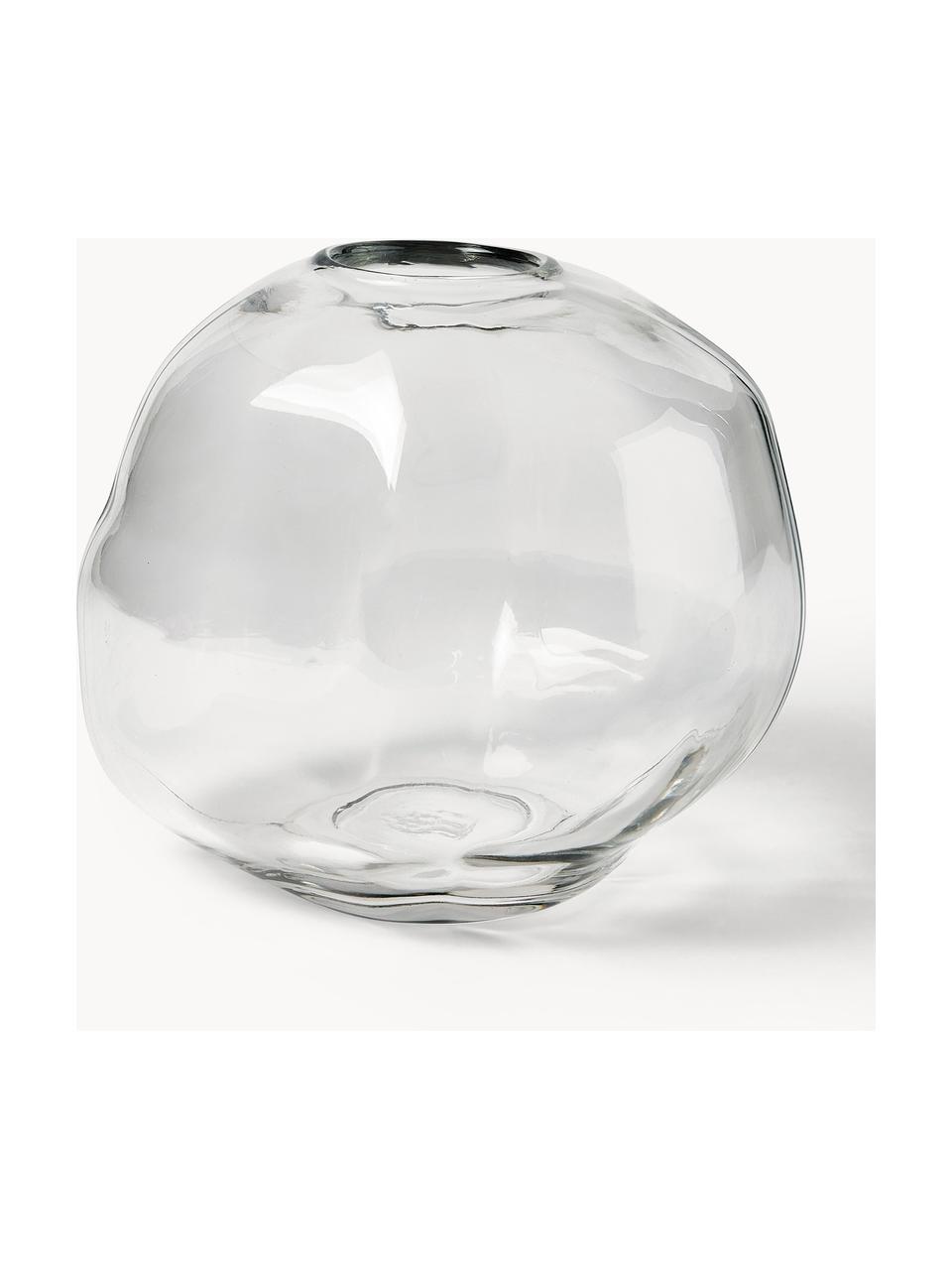 Vase en verre Pebble, Ø 28 cm, Verre, Transparent, Ø 28 x haut. 28 cm