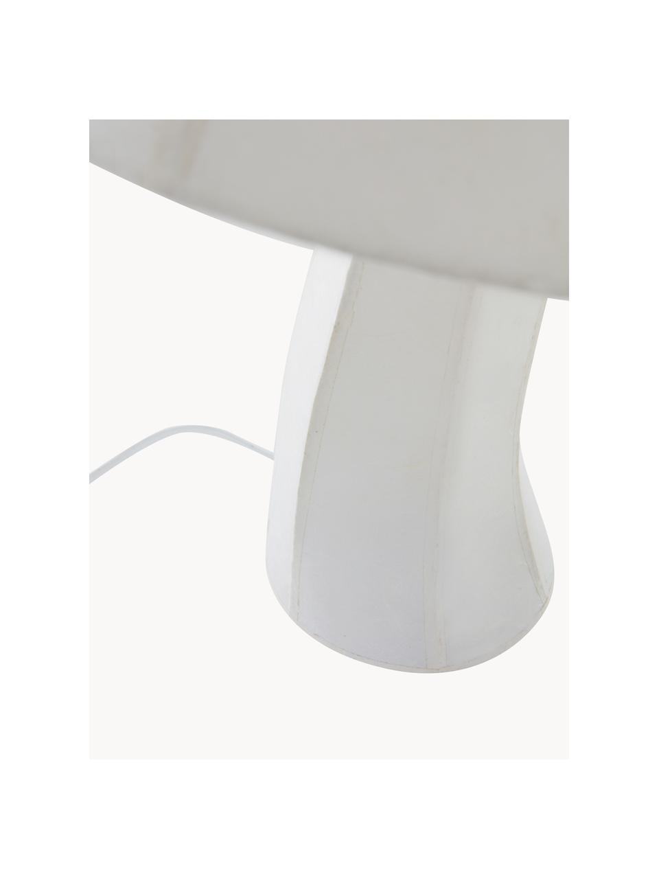 Stolní lampa Moshi, Tlumeně bílá, Ø 38 cm, V 50 cm