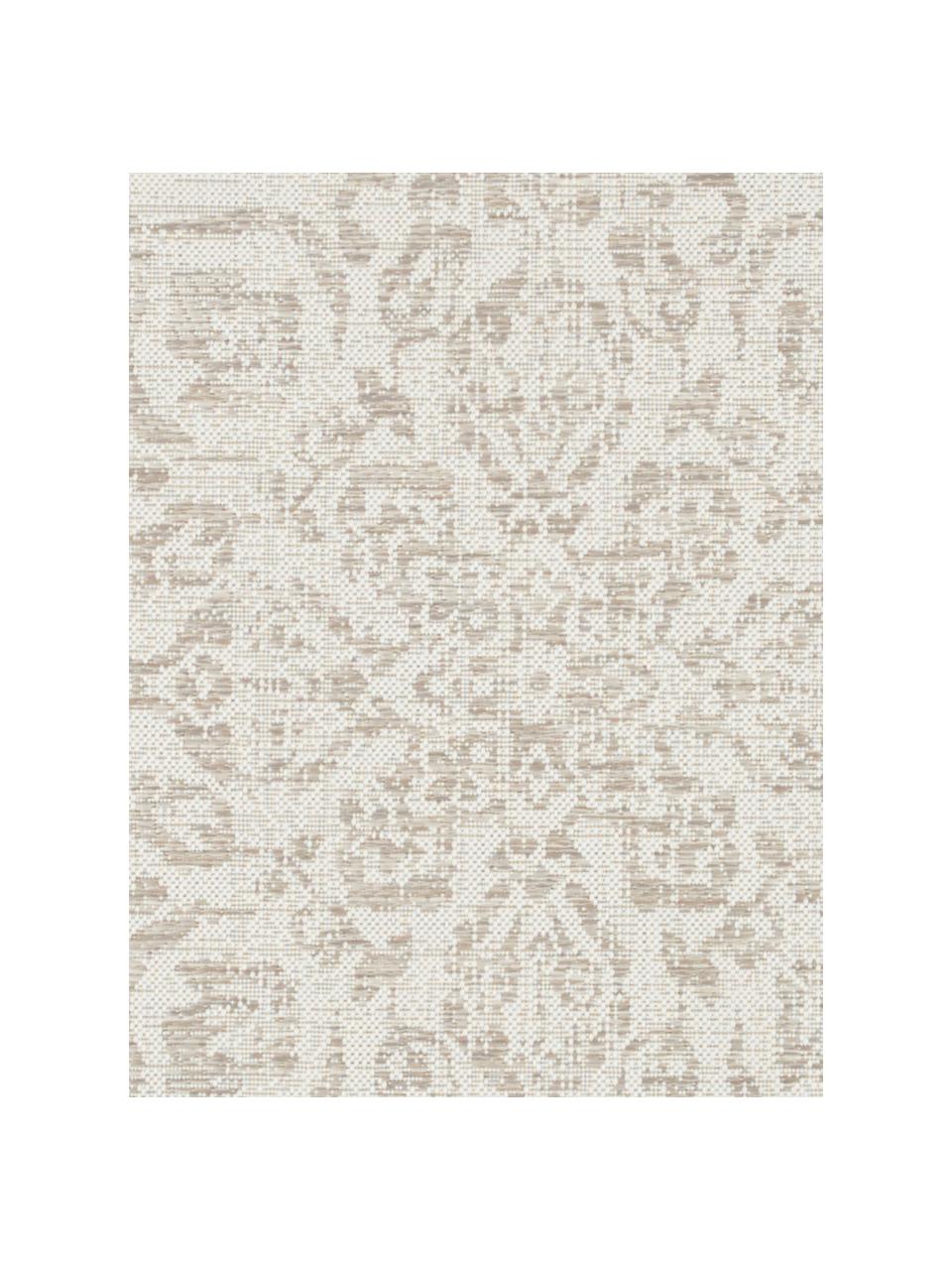 Tapis vintage intérieur-extérieur Tilos, 100 % polypropylène, Tons beiges, larg. 200 x long. 290 cm (taille L)