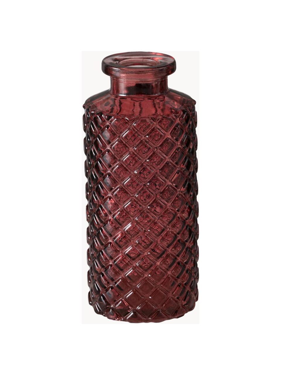 Sada skleněných váz Panja, 4 díly, Sklo, Odstíny růžové, Ø 6 cm, V 14 cm