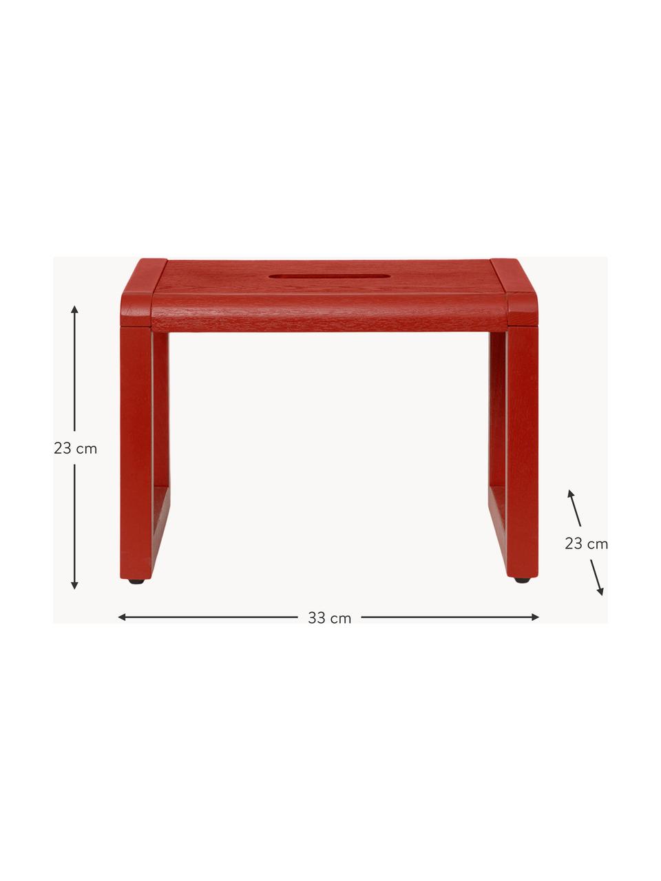 Tabouret en bois pour enfant Little Architect, Bois de frêne, placage en frêne, MDF

Ce produit est fabriqué à partir de bois certifié FSC® issu d'une exploitation durable, Rouge, larg. 33 x haut. 23 cm