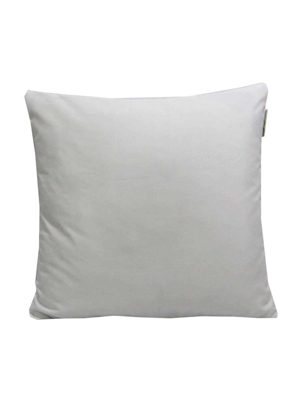 Kissenhülle Barbara, 100% Polyester, Weiss, Gelb, 40 x 40 cm