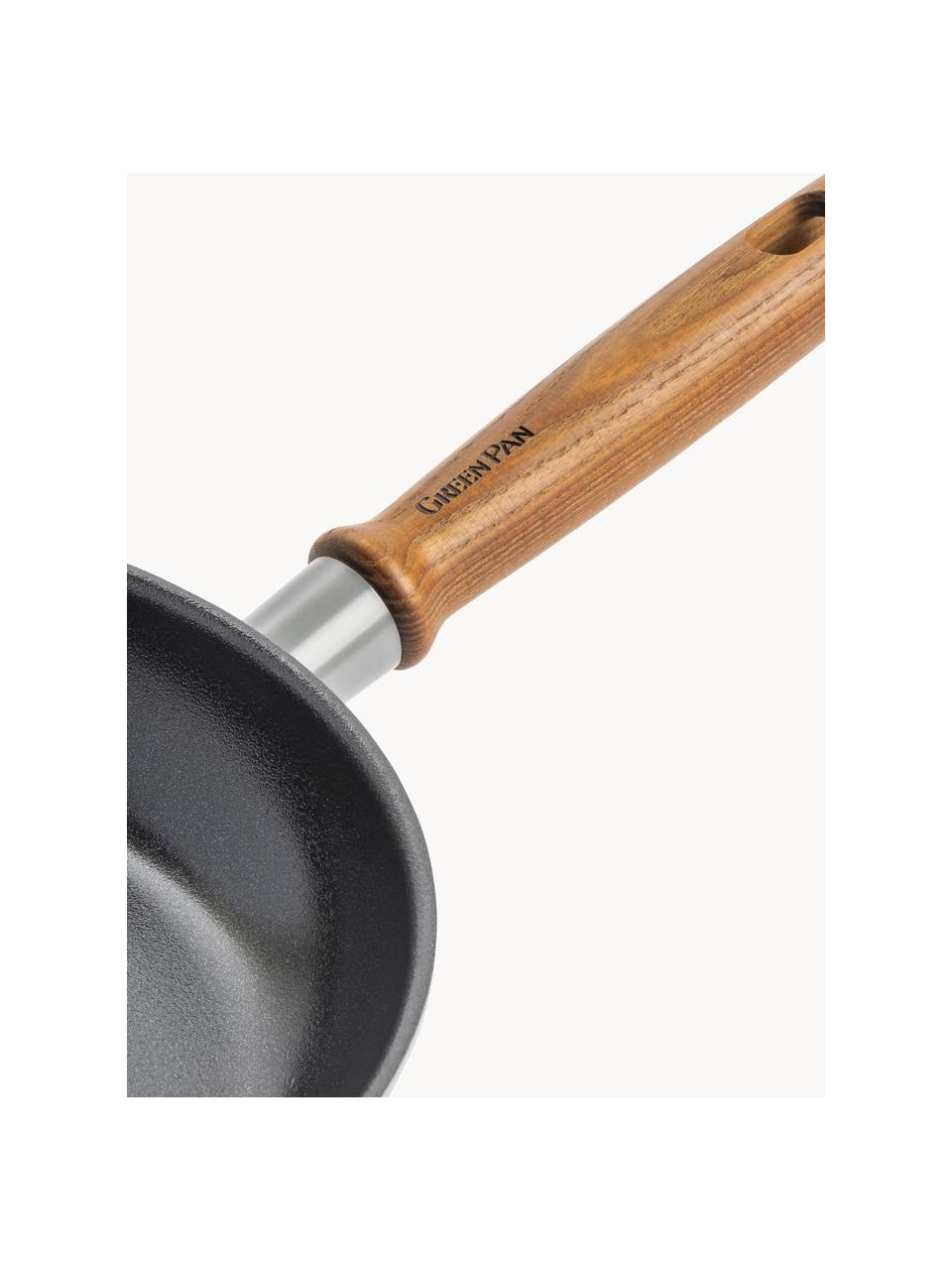 Poêles avec spatule Mayflower Pro, 3 élém., Gris foncé, foncé bois, Lot de différentes tailles