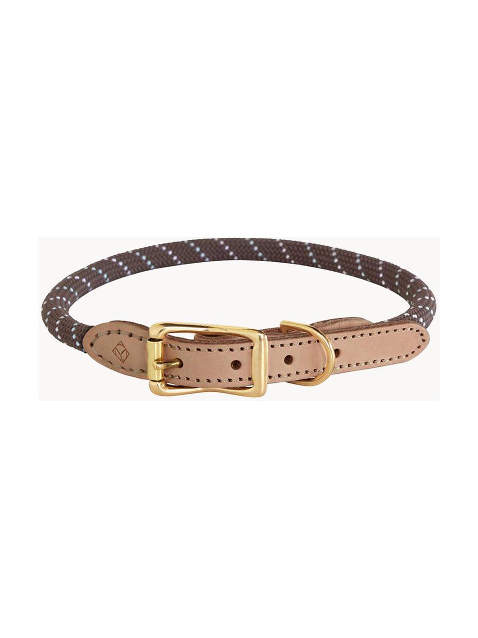 Haustier-Halsband Perry, in verschiedenen Größen, Verschluss: Messing, Beige, Taupe, L 46 cm