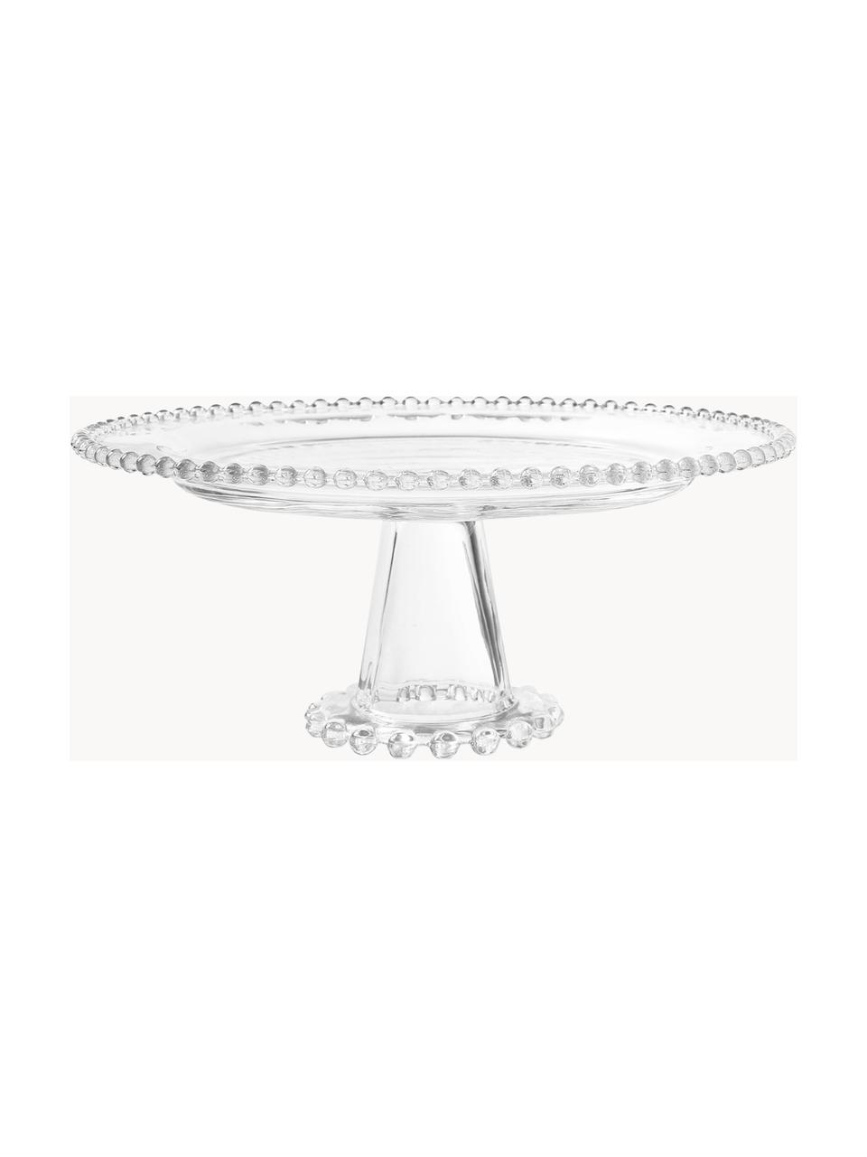 Fuente para postre Perola, Vidrio, Transparente, Ø 31 x Al 12 cm