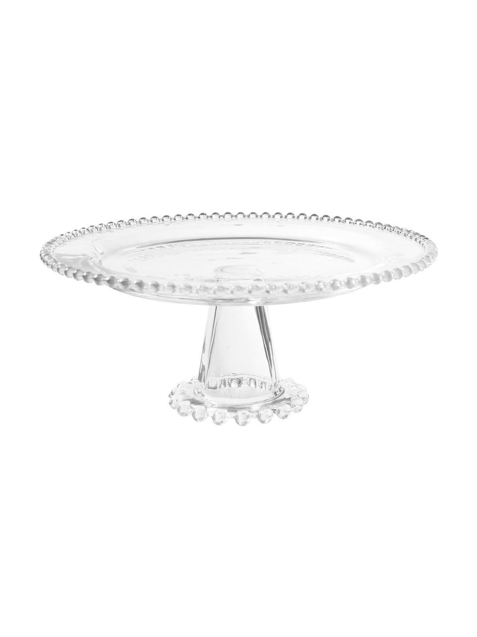 Fuente para postre Perola, Vidrio, Transparente, Ø 31 x Al 12 cm