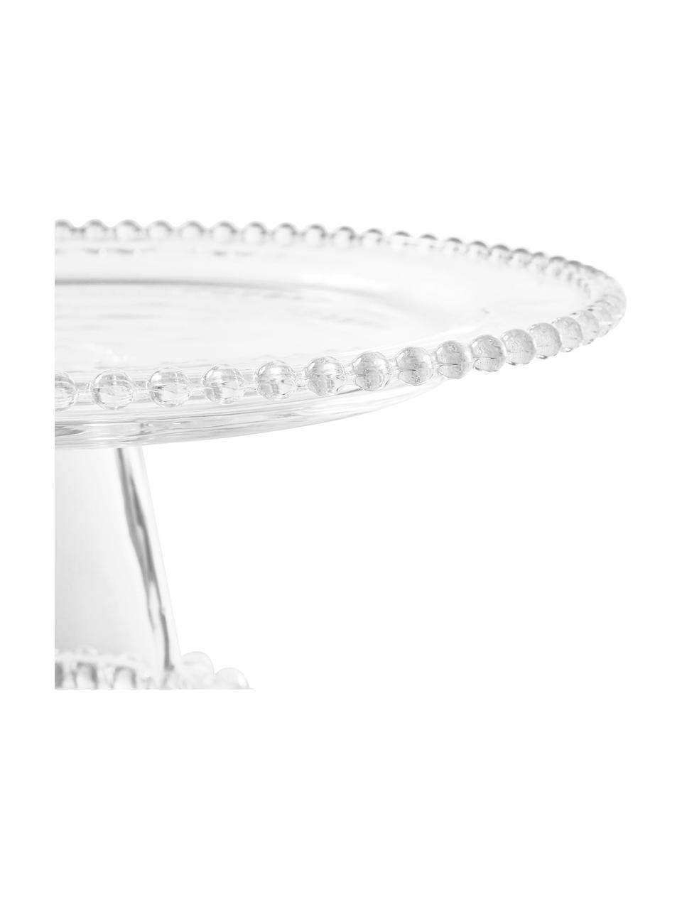 Fuente para postre Perola, Vidrio, Transparente, Ø 31 x Al 12 cm