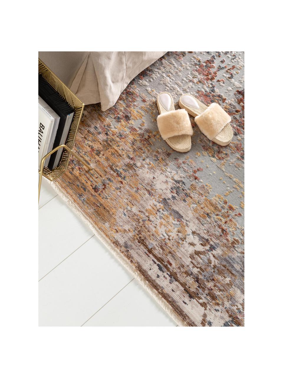 Teppich Valencia, Flor: Polyester, Beigetöne, Brauntöne, Grautöne, B 200 x L 290 cm (Größe L)