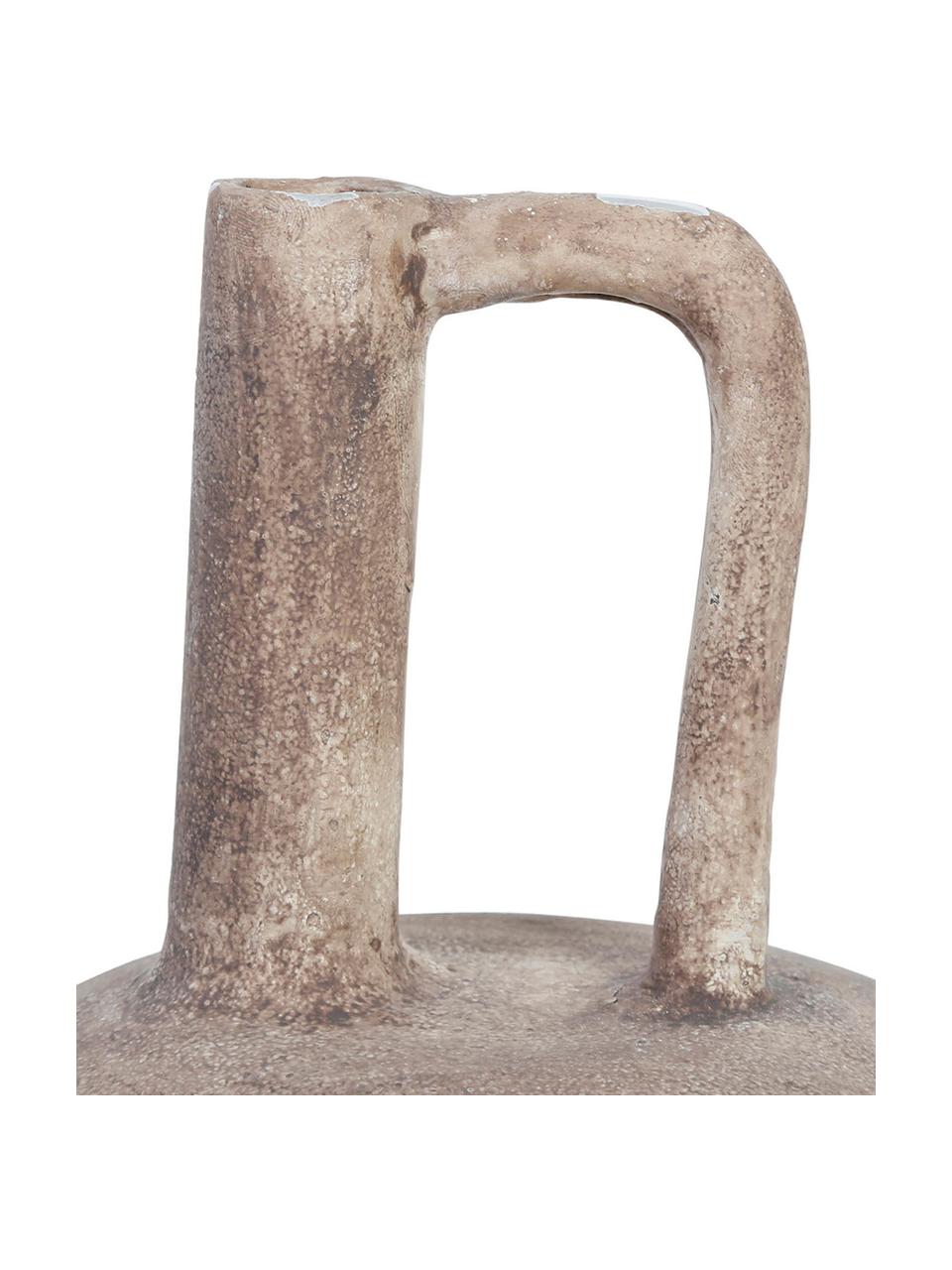 Vaso di design in gres Pithos, Gres, Marrone, Ø 20 x Alt. 29 cm