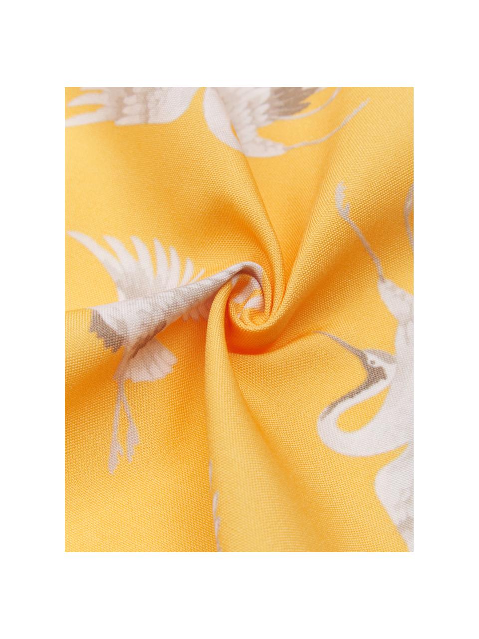 Housse de coussin 45x45 Lungile, Jaune, blanc