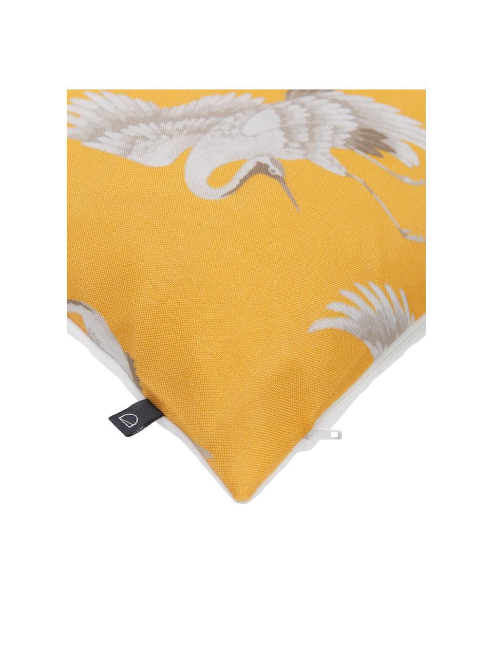 Housse de coussin 45x45 Lungile, Jaune, blanc