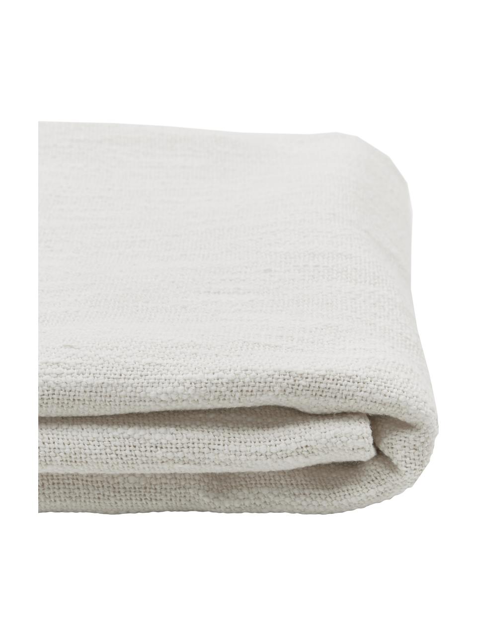 Bavlnená deka s brmbolcami Sorbet, béžová, 100 %  bavlna, Béžová, Š 130 x D 170 cm