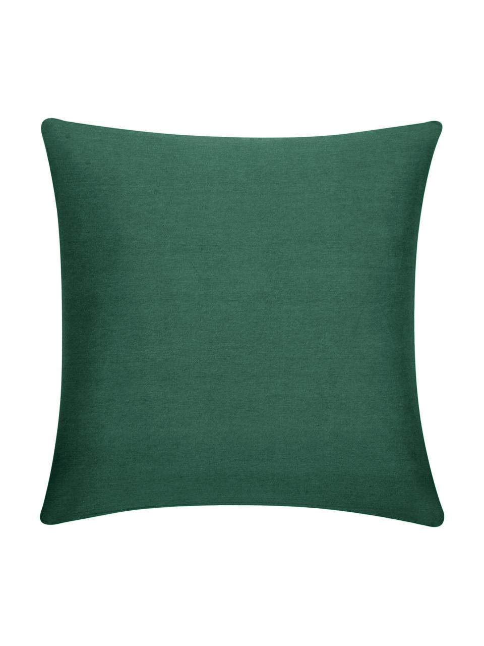 Housse de coussin verte Mads, Vert