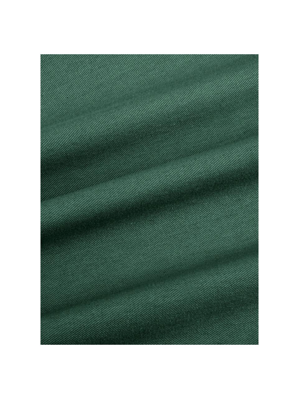 Funda de cojín de algodón Mads, 100% algodón, Verde, An 40 x L 40 cm
