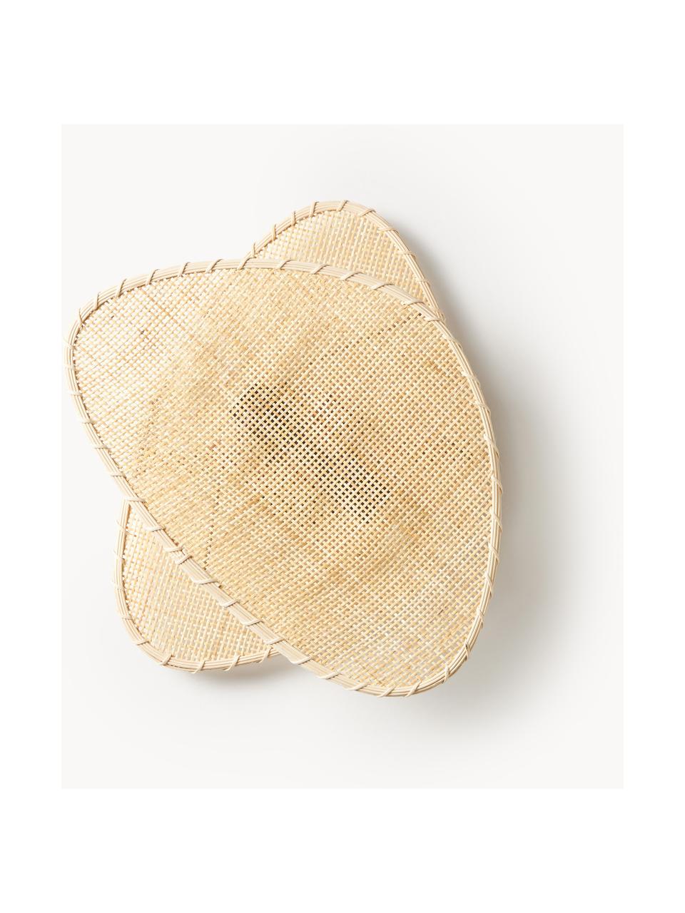 Applique murale en bambou Tericita, Bambou, larg. 47 x haut. 44 cm