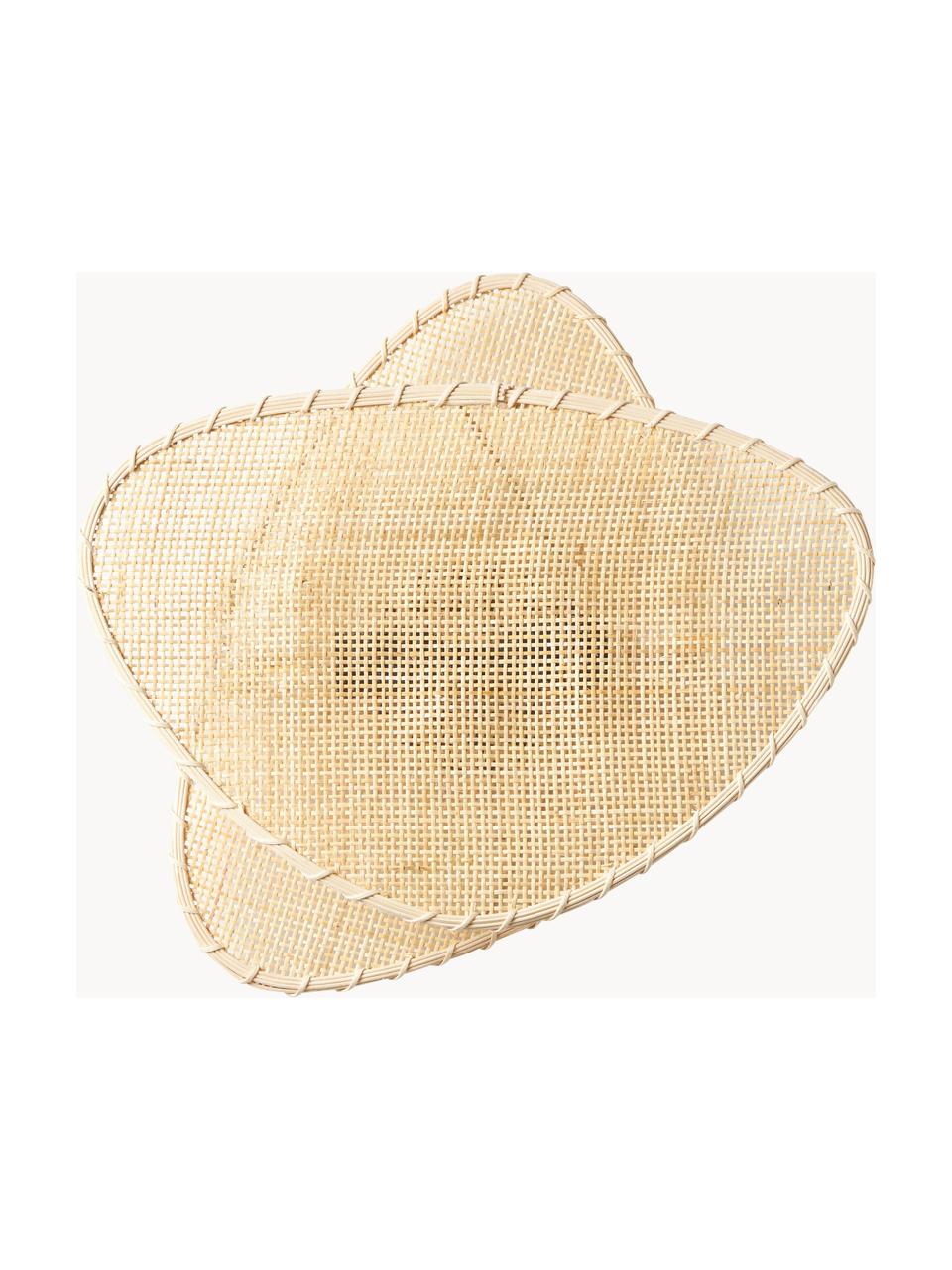 Applique murale en bambou Tericita, Bambou, larg. 47 x haut. 44 cm
