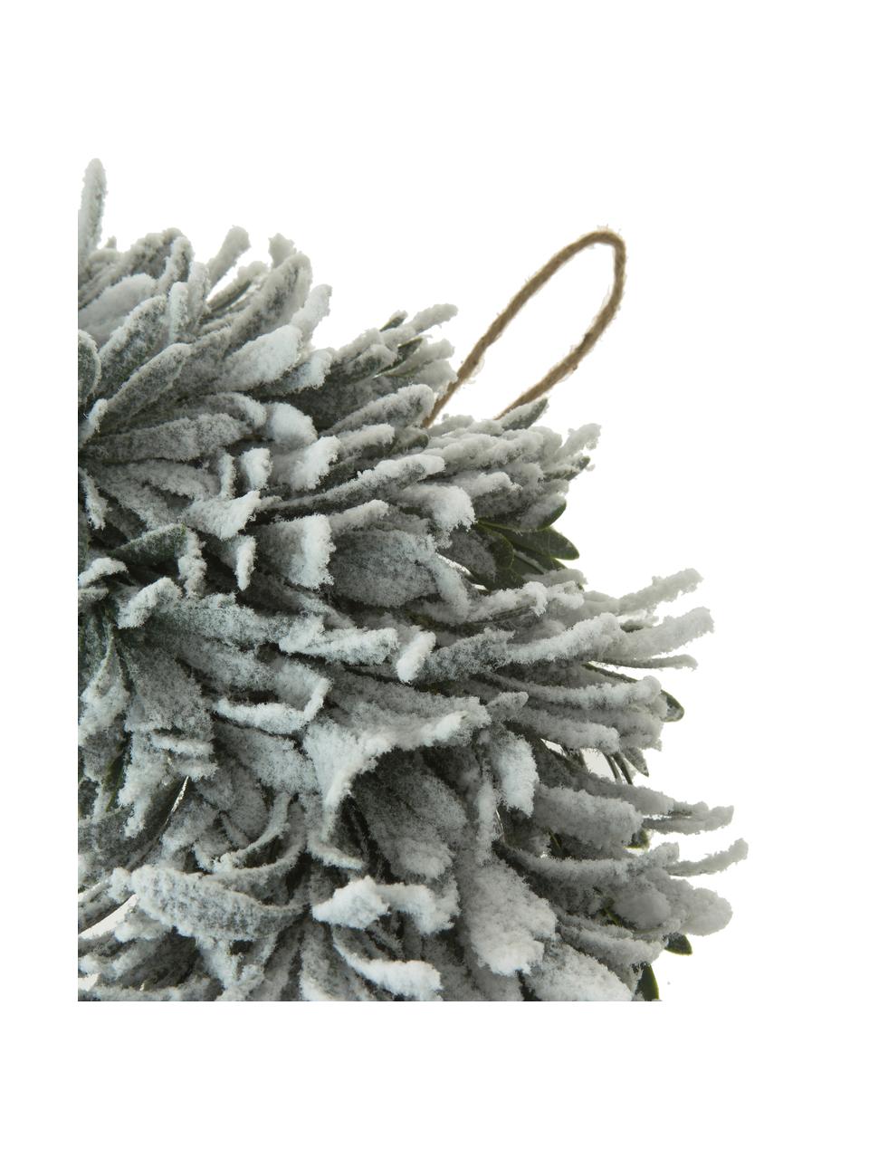 Ręcznie wykonany wieniec świąteczny Vintia, Tworzywo sztuczne, Jasny niebieski, Ø 42 cm