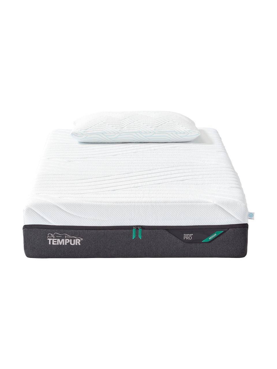 Viscoelastische Memory-Foam-Matratze Pro CoolQuilt Medium, Unterseite: 100 % Polyester, Mittelweich, B 80 x L 200 cm
