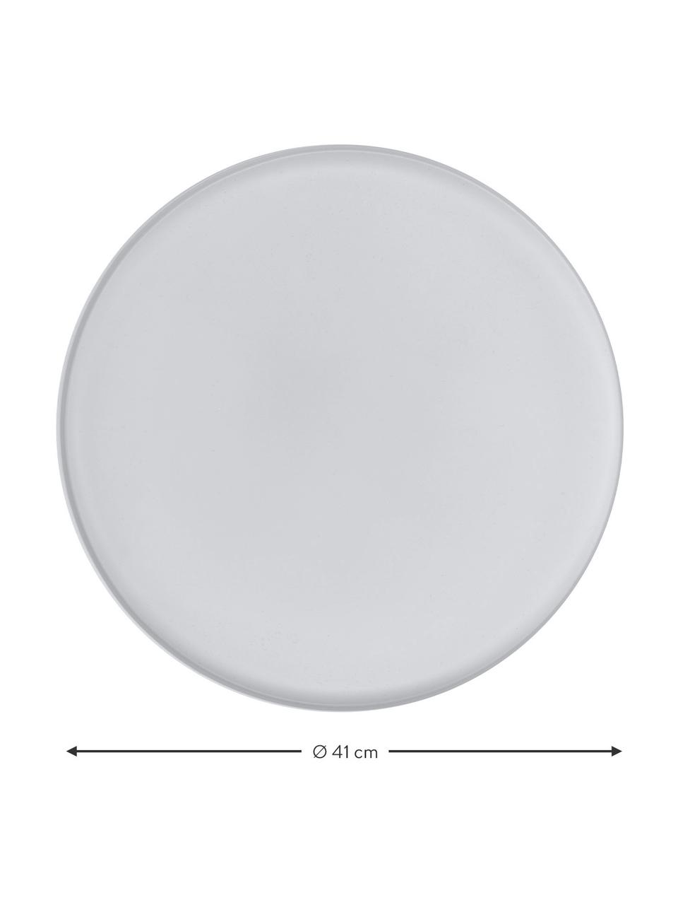 Vassoio bianco Arla, Metallo rivestito, Bianco, Ø 40 cm