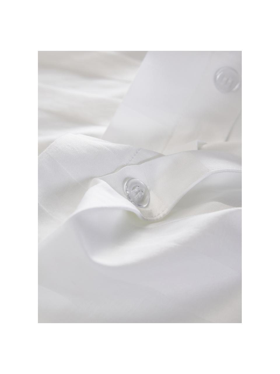 Fundas de almohada de satén Willa, 2 uds., Blanco, An 50 x L 70 cm