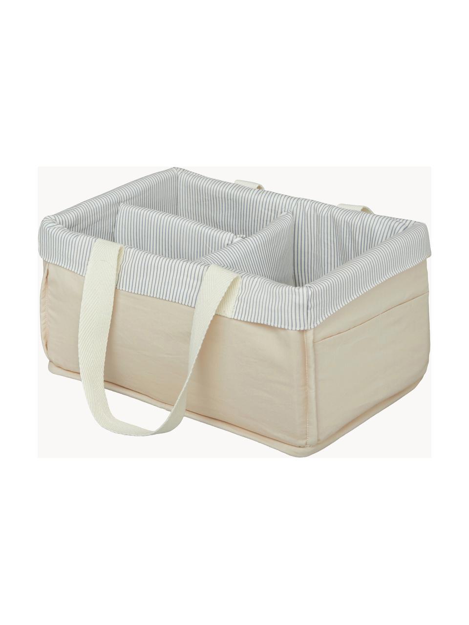 Panier de rangement en coton bio Camel, Camel, larg. 34 x haut. 24 cm