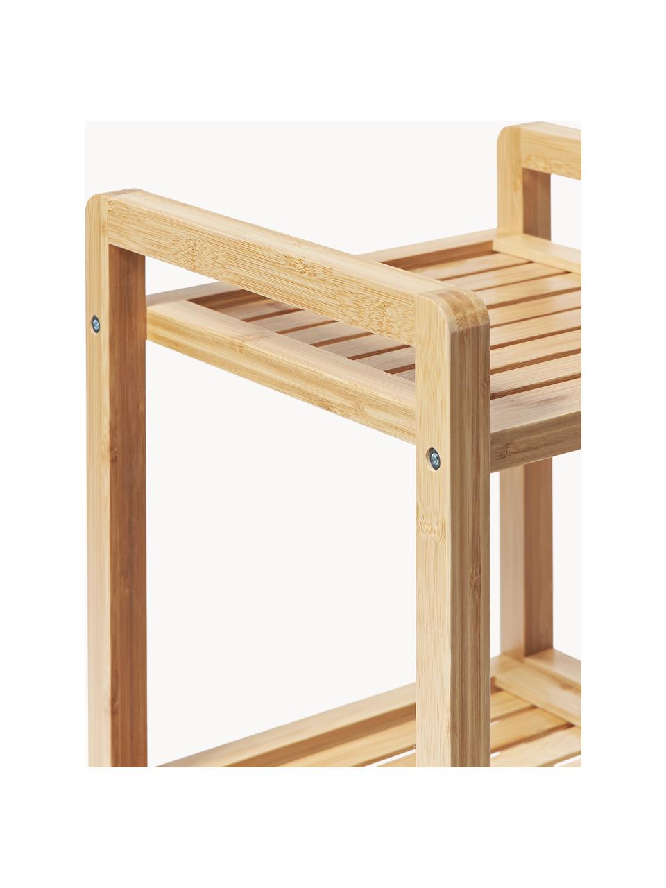 Badregal Kit aus Bambus, Mitteldichte Holzfaserplatte (MDF) mit Bambusfurnier

Dieses Produkt wird aus nachhaltig gewonnenem, FSC®-zertifiziertem Holz gefertigt., Bambusholz, B 31 x H 95 cm