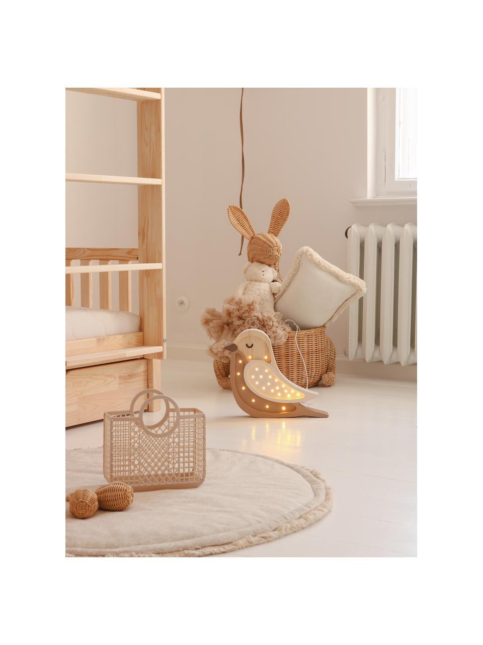 Handgefertigte LED-Kinderzimmerlampe Bird mit Timerfunktion und Fernbedienung, dimmbar, Kiefernholz, lackiert

Dieses Produkt wird aus nachhaltig gewonnenem, FSC®-zertifiziertem Holz gefertigt., Beige, Weiss, Kiefernholz, B 33 x H 30 cm