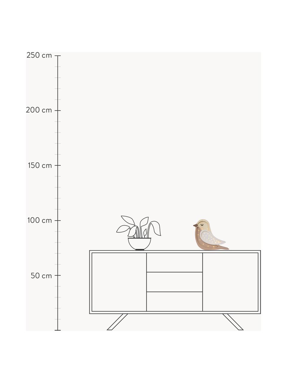 Lampada a LED con luce regolabile, funzione timer e telecomando fatta a mano Bird, Legno di pino laccato

Questo prodotto è realizzato con legno di provenienza sostenibile e certificato FSC®., Beige, bianco, legno di pino, Larg. 33 x Alt. 30 cm