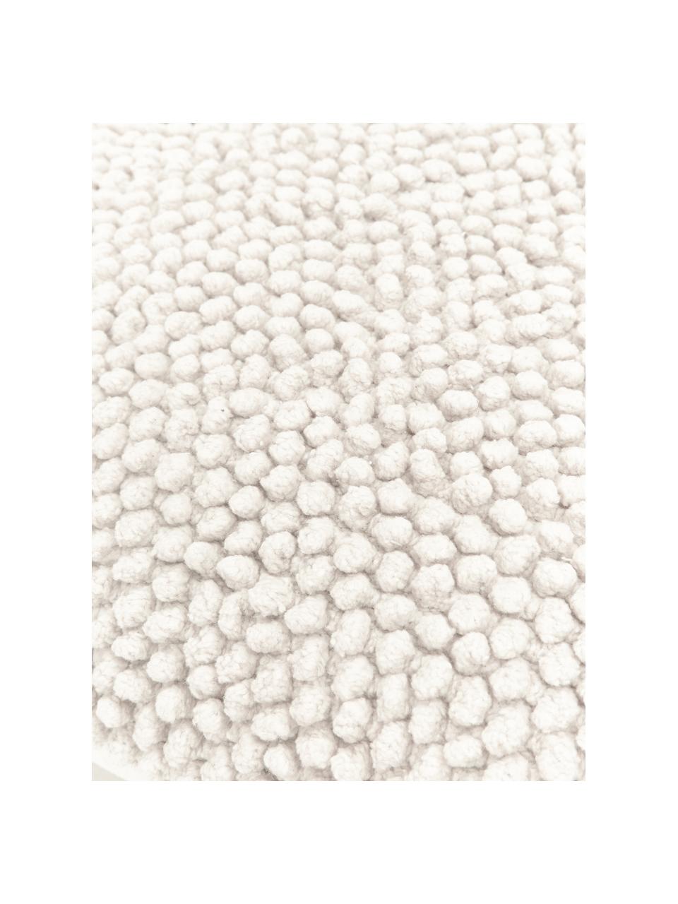 Kussenhoes Indi met gestructureerde oppervlak in crèmewit, 100% katoen, Gebroken wit, 45 x 45 cm