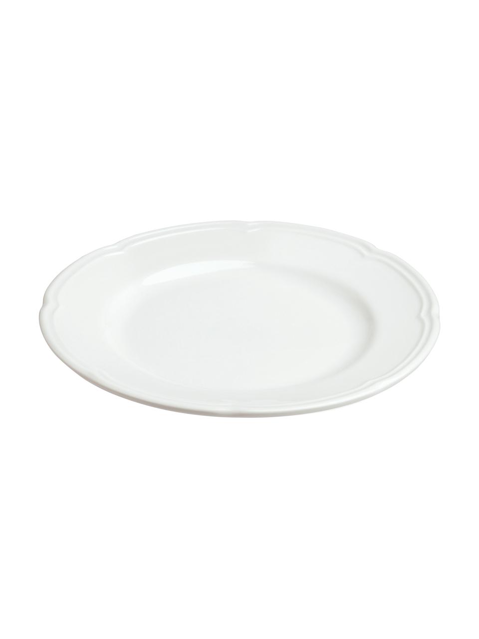 Platos postre de porcenala Ouverture, 6 uds., Porcelana, Blanco, Ø 19 cm