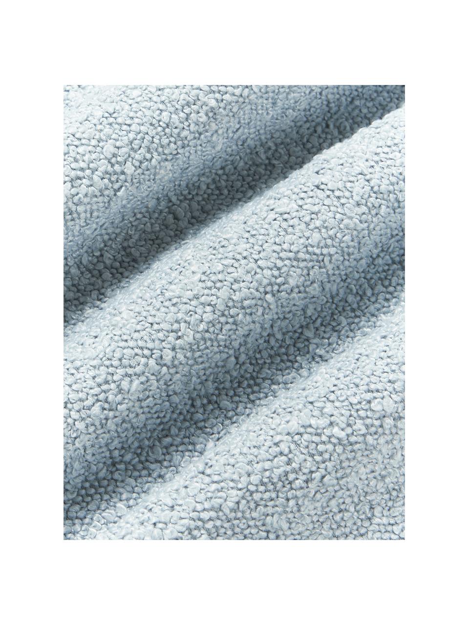 Bouclé-Sofa-Kissen Lena, Hülle: Bouclé (93 % Polyester, 6, Bouclé Hellblau, B 50 x L 50 cm