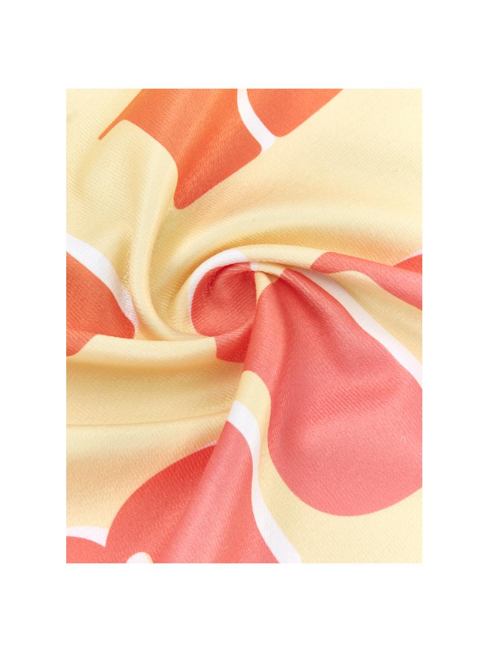 Leichtes Strandtuch Sunshine mit Aufschrift, 55 % Polyester, 45 % Baumwolle
Sehr leichte Qualität, 340 g/m², Gelb, Bunt, B 70 x L 150 cm