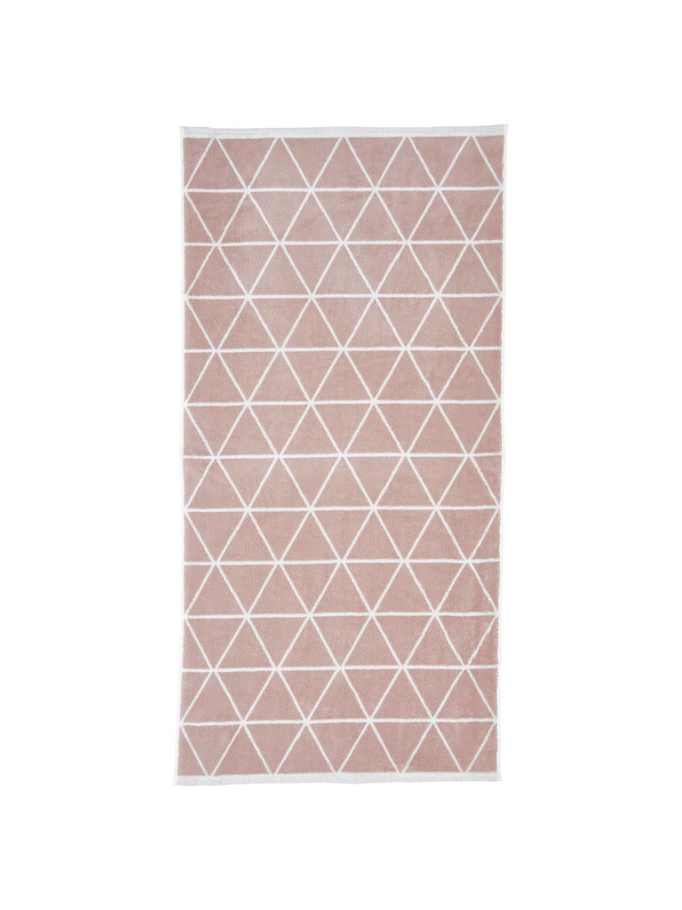 Lot de serviettes de bain réversibles Elina, 3 élém., 100 % coton
Grammage intermédiaire 550 g/m², Rose, blanc crème, Lot de différentes tailles