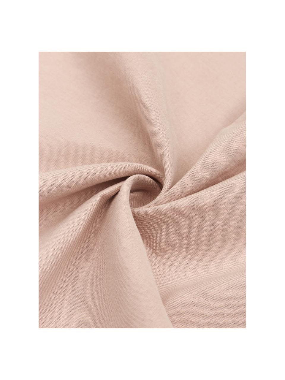 Taies d'oreiller en lin délavé rose Nature, 2 pièces, Composé pour moitié de lin
(52 % lin, 48 % coton) 

Densité 108 fils au pouce carré, qualité standard

Le lin mélangé offre un toucher naturel et un aspect délavé original. Le lin absorbe jusqu'à 35 % d'humidité et échange cette humidité avec l'air ambiant. Il sèche très rapidement et offre un agréable effet rafraîchissant les nuits d'été. Sa résistance élevée au accrocs lui confère robustesse et longévité, Vieux rose, larg. 65 x long. 65 cm