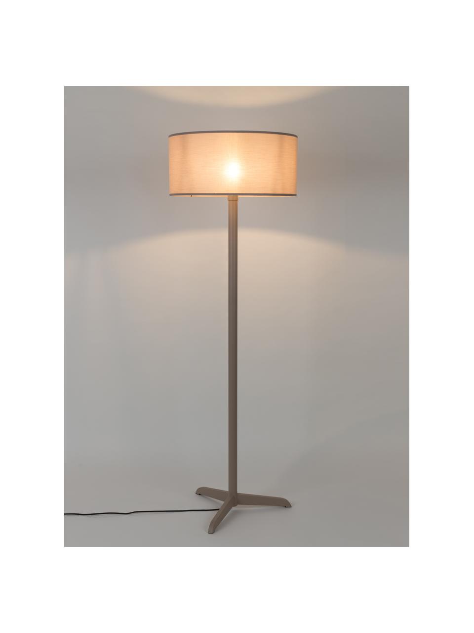 Lampadaire rond beige Shelby, Beige