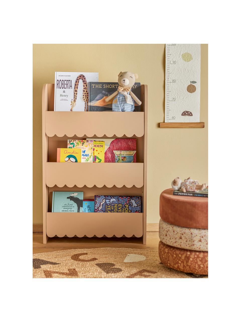 Kinder-Regal Salma, Mitteldichte Holzfaserplatte (MDF), Beige, B 52 x H 80 cm