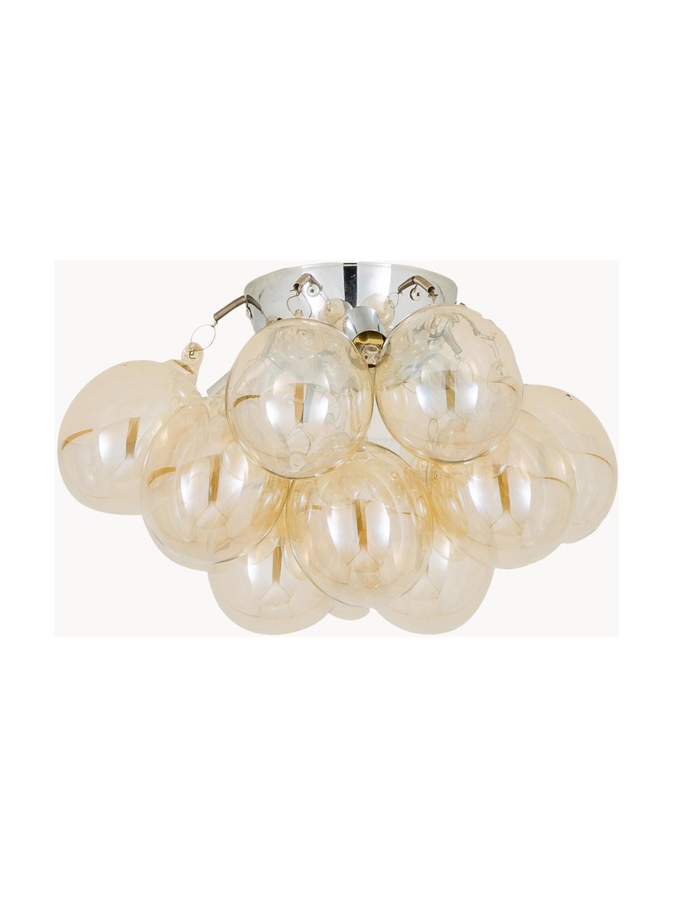 Kleine plafondlamp Gross met glazen bollen, Beige, Ø 30 x H 20 cm