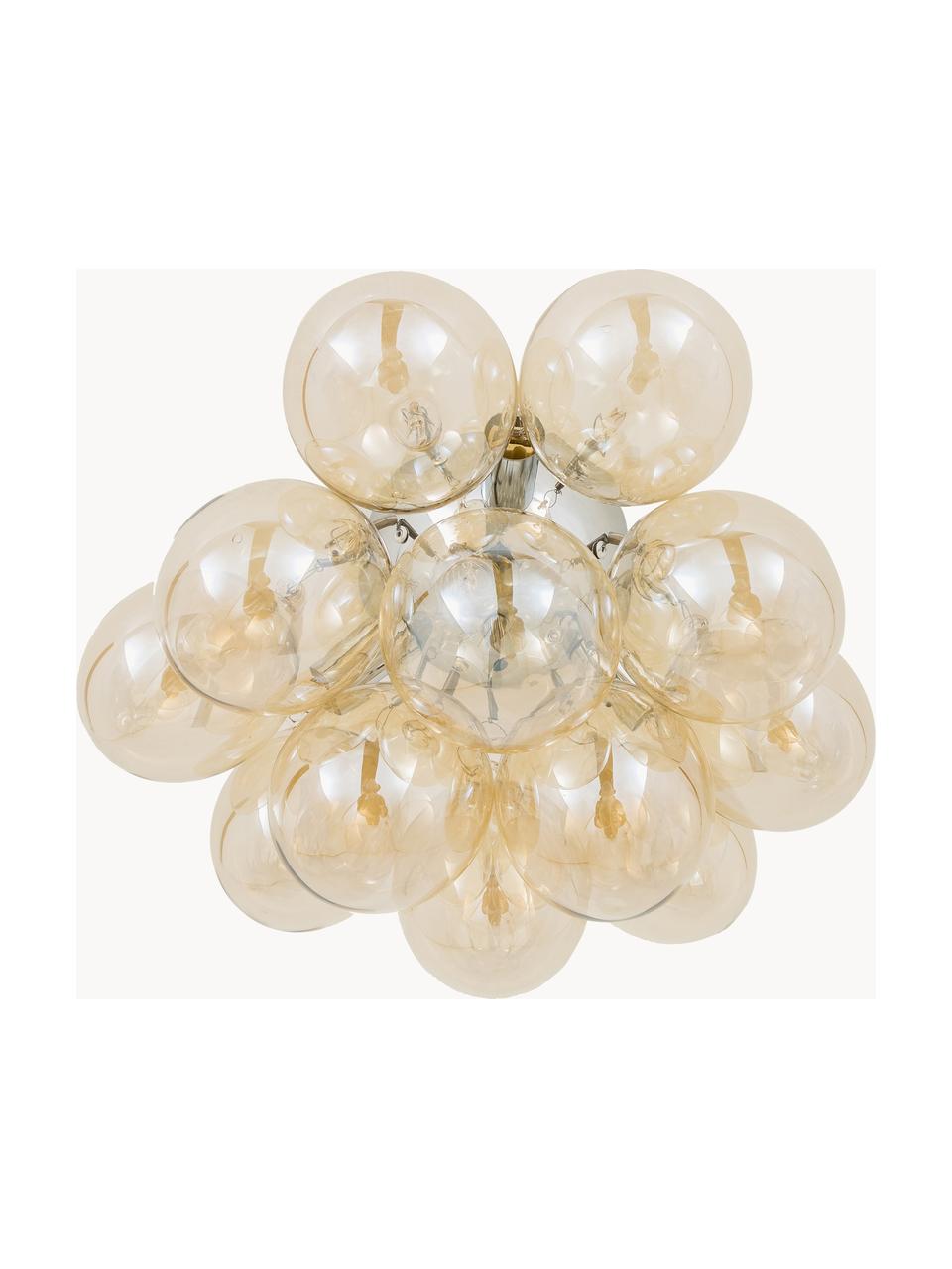 Kleine plafondlamp Gross met glazen bollen, Beige, Ø 30 x H 20 cm