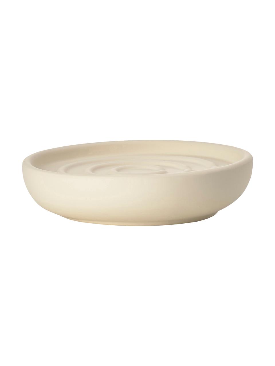 Porte-savon en porcelaine Nova One, Porcelaine, Beige, Ø 11 x haut. 3 cm