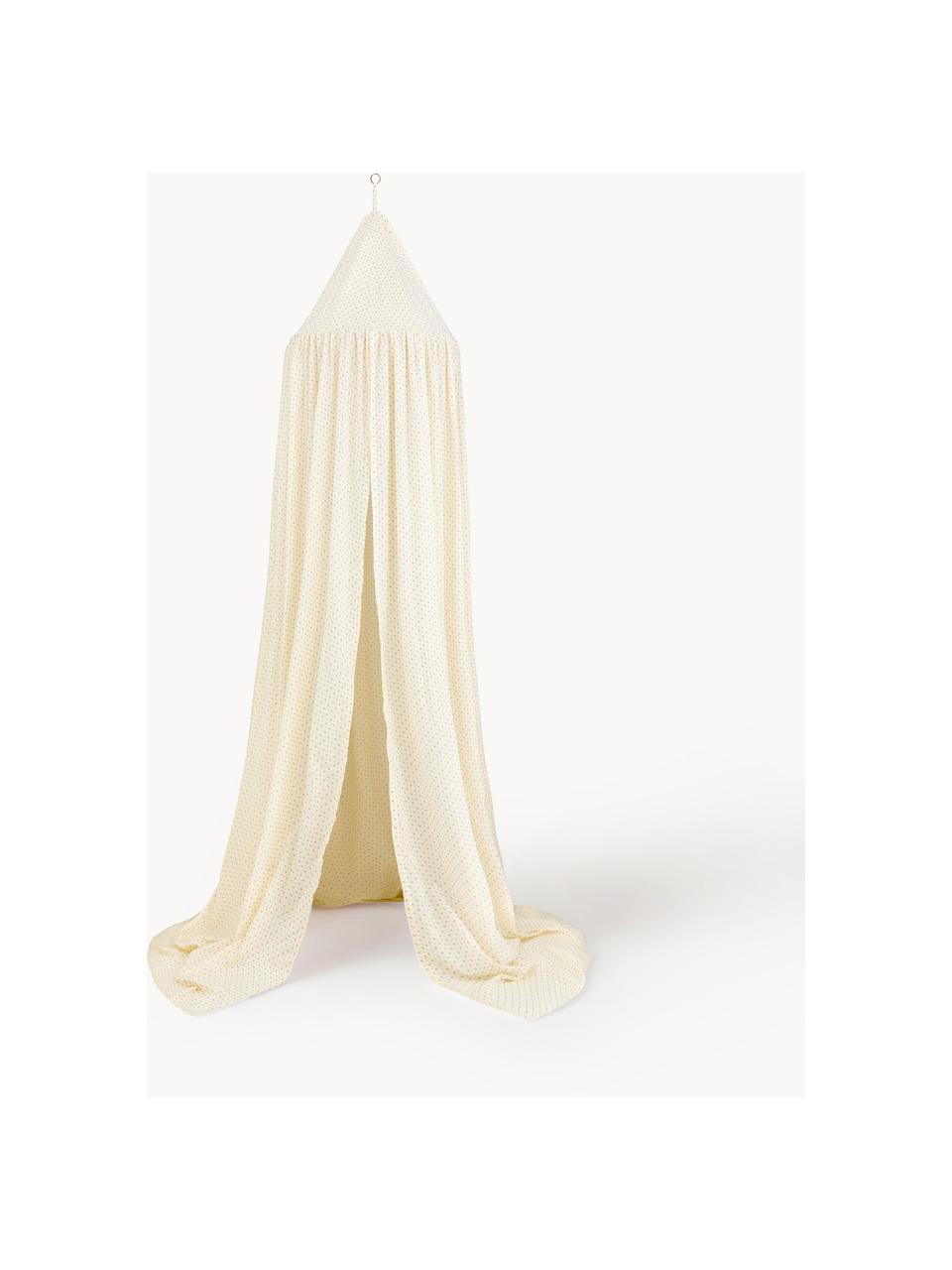 Baldacchino per letto in cotone organico Capri, Capri, Ø 50 x Alt. 220 cm