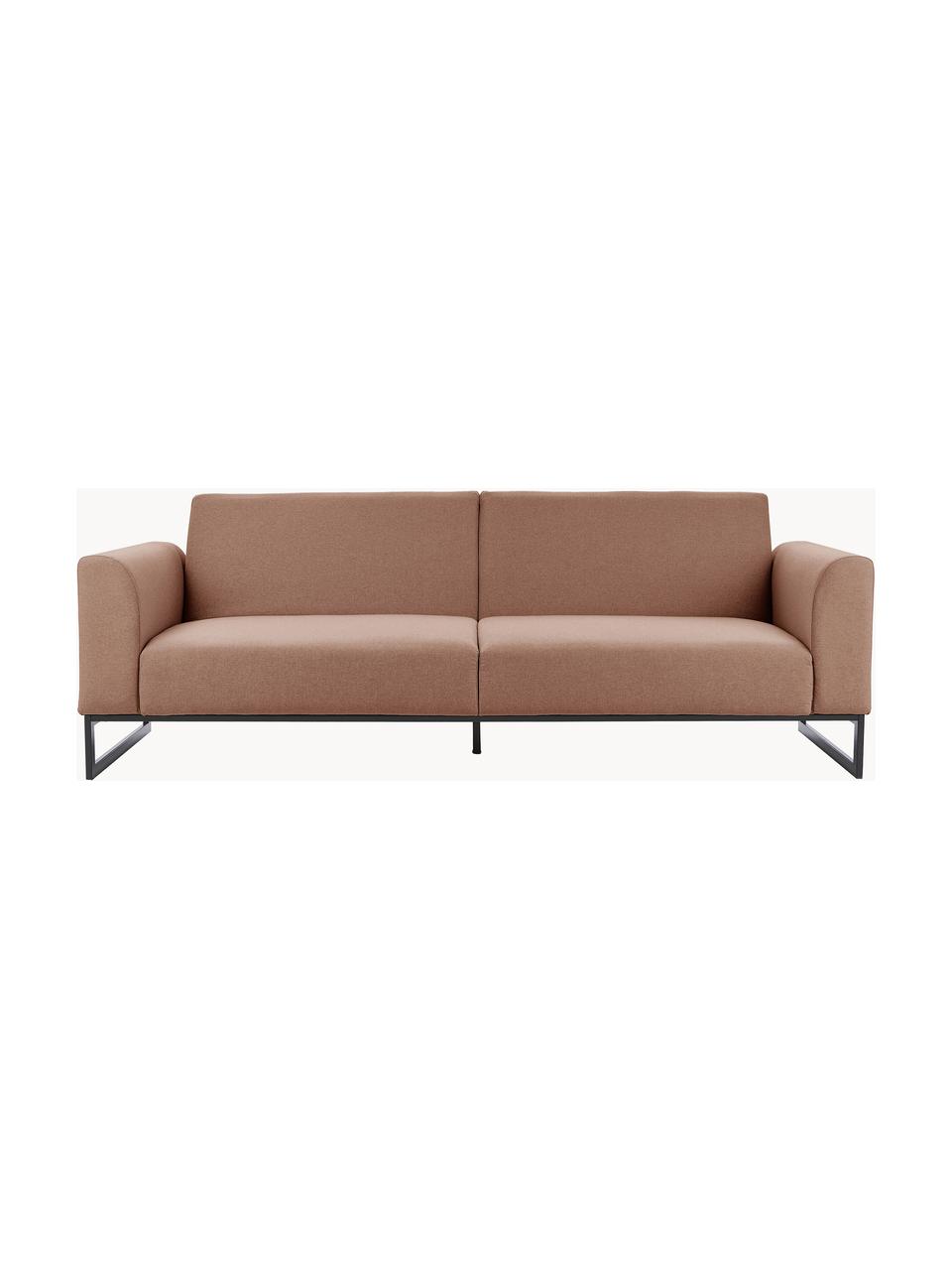 Sofá cama Josephine (3 plazas), Tapizado: 100% poliéster Alta resis, Estructura: madera de pino maciza y m, Patas: metal, Tejido turrón, An 238 x F 85 cm