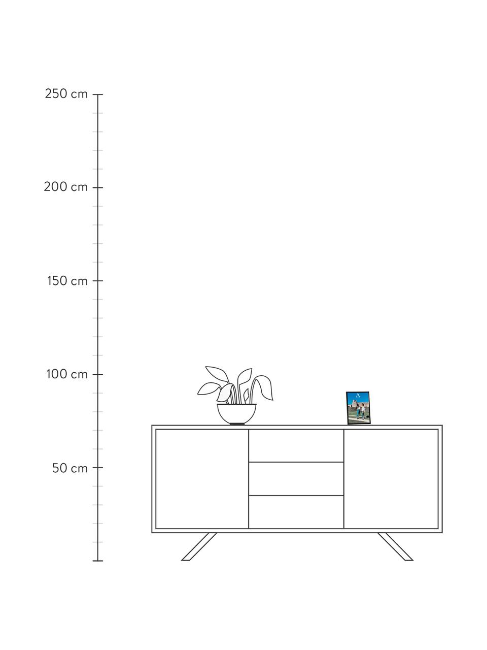 Fotolijstje Ivanka, Lijst: gecoat metaal, Zwart, 10 x 15 cm